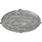 Ekena Millwork Attica Ceiling Medallion (Fits Canopies up to 3 3/4"), 39 1/2"OD x 2 1/2"P, Ultra Pure White Crackle CM39ATUWC - alternate 3